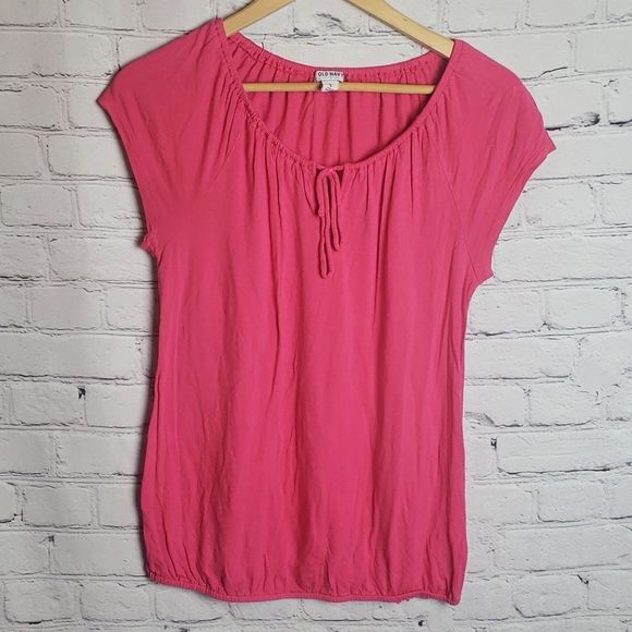 Old Navy Pink Blouse Top - Picture 1 of 8
